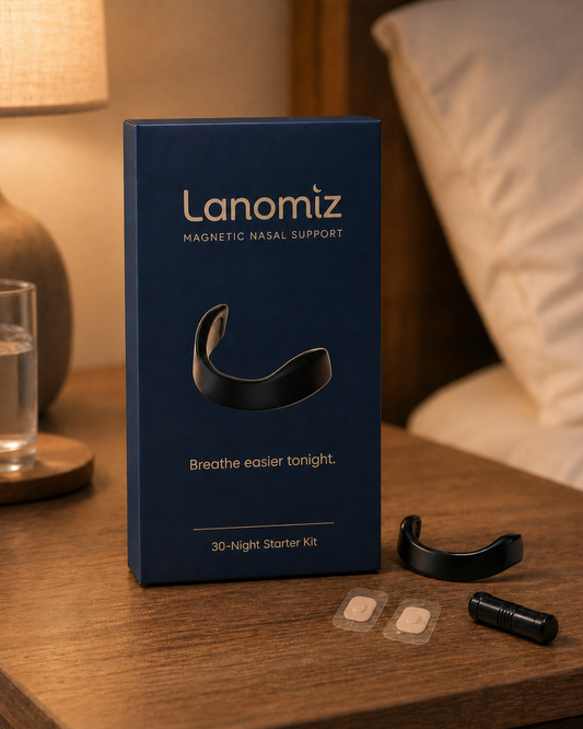 Lanomiz Magnetic Nasal Dilator – 30-Night Starter Kit